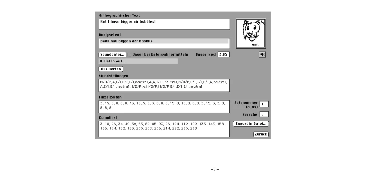 „Robbi – Abenteuer auf CD-ROM“, interaktive dialog engine, 1996