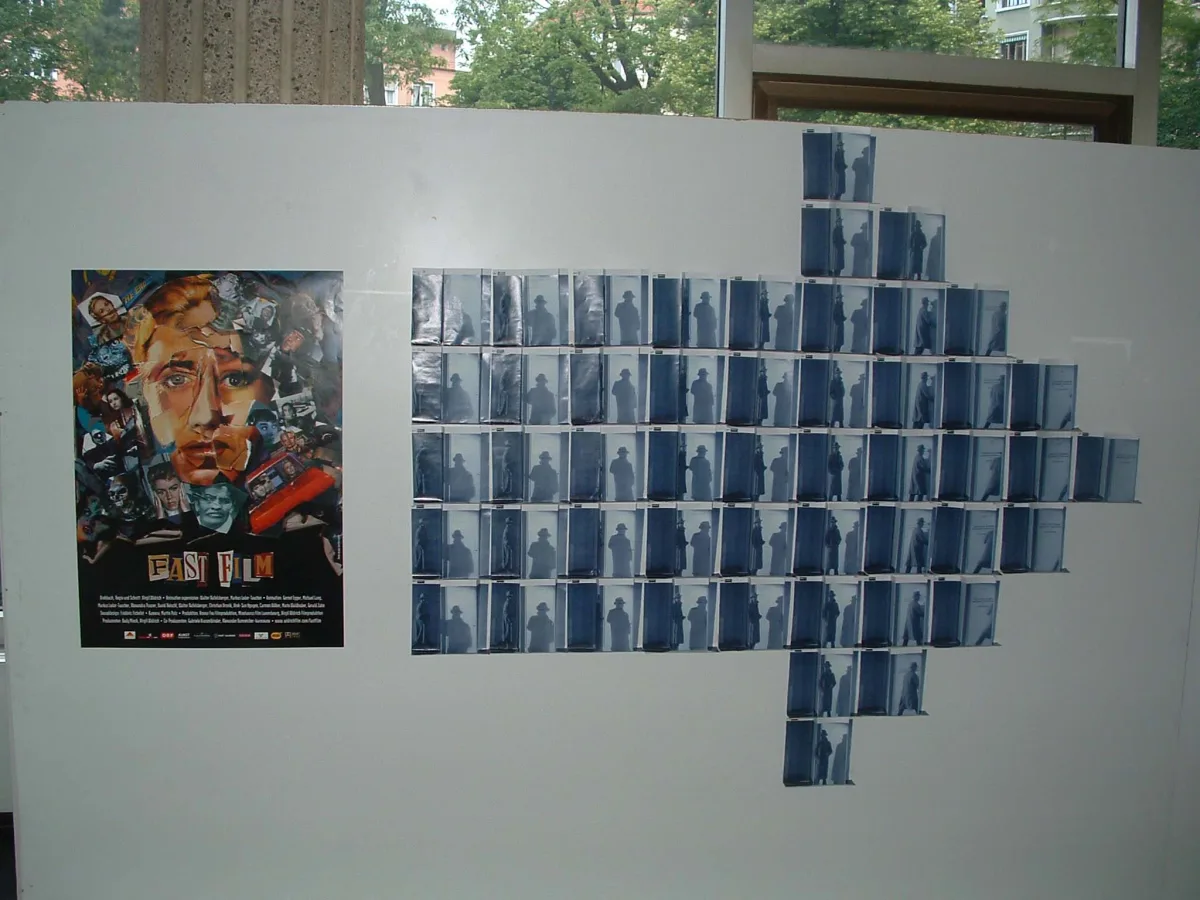 Exhibition with objects from “Fast Film”, Annecy 2004.