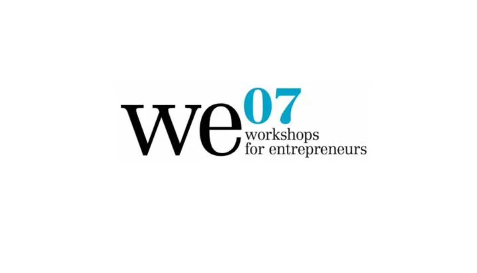 Logo „We – Workshops for Entrepreneurs“