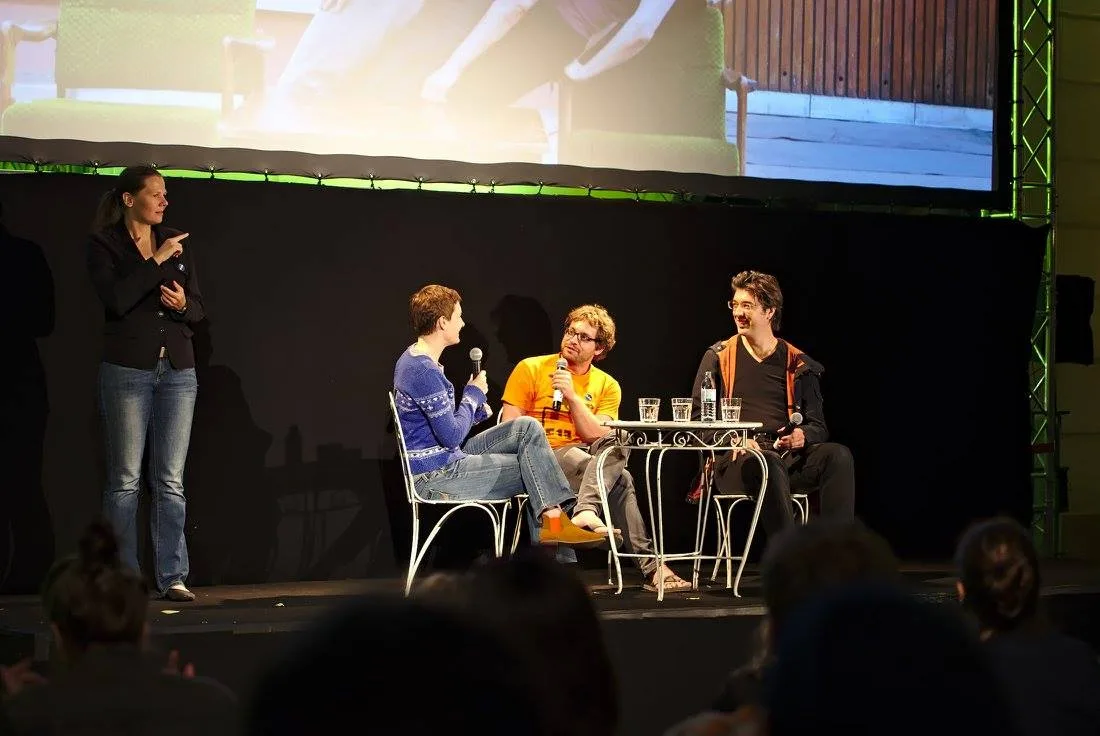 Lisa Neumann, Severin Fiala, Virgil Widrich, 19.8.2016, Foto: David Bogner