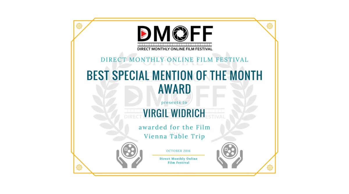 Direct Monthly Online Film Festival – Michigan, USA – Best Special Mention Film of the Month