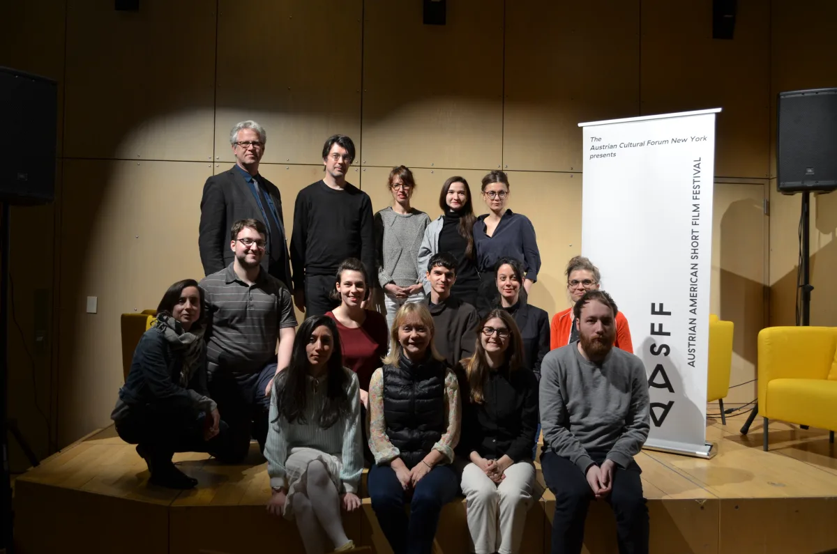 Jury und Gewinner des 2nd Austrian American Short Film Festival, Austrian Cultural Forum New York. Foto: galostudios.com