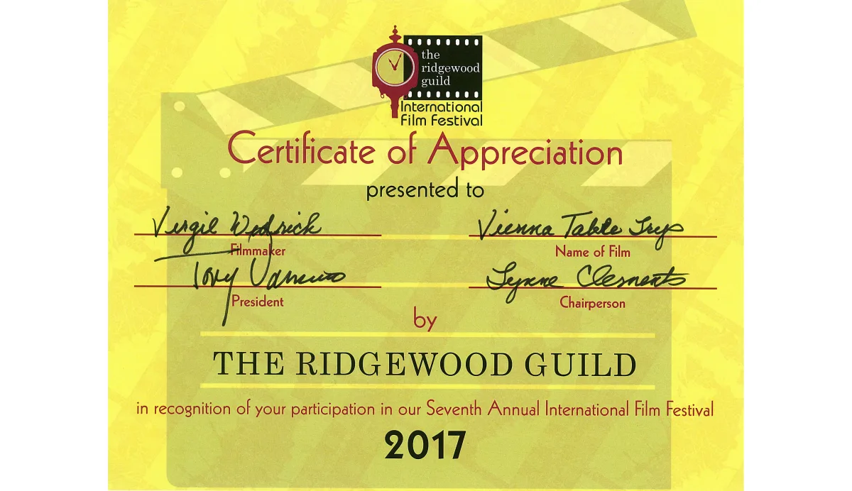The Ridgewood Guild International Film Festival – New Jersey – USA