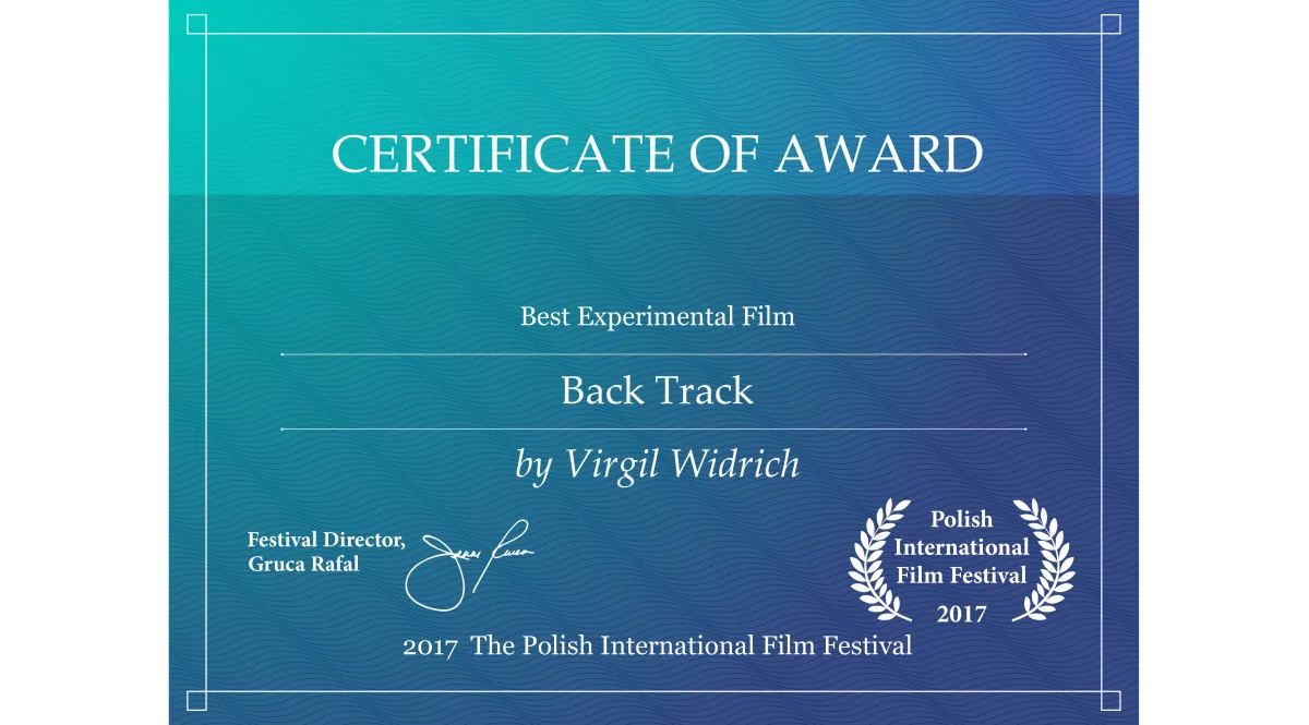 Polish International Film Festival – online Festival – Best Experimental Film ★