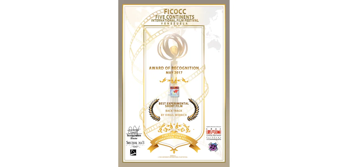FICOCC Five Continents International Film Festival – Puerto la Cruz, Teneriffa – Spanien – Best Experimental Short Film