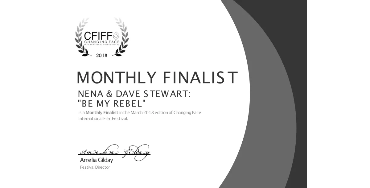 CFIFF – Changing Face International Film Festival – Sydney – Monthly Finalist