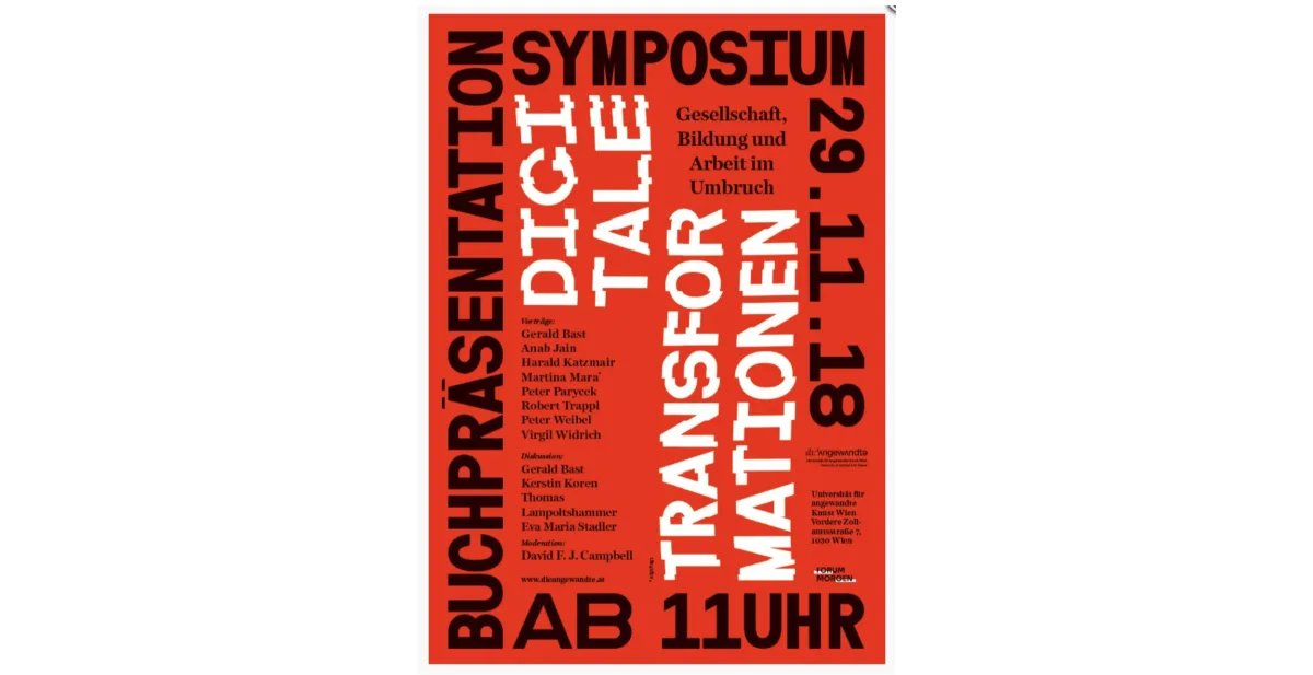 “Digitale Transformationen - Gesellschaft, Bildung und Arbeit im Umbruch”: Organized and hosted by the University of App