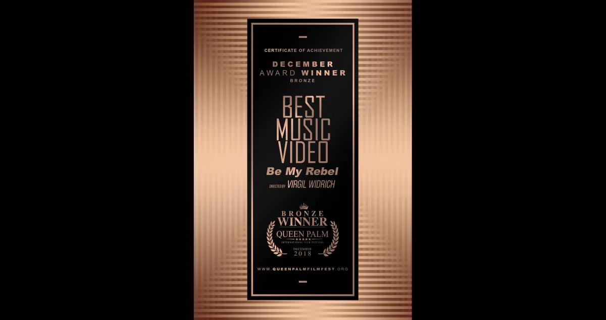 Queen Palm International Film Festival – Palm Springs – USA – Bronze Winner: Best Music Video ★
