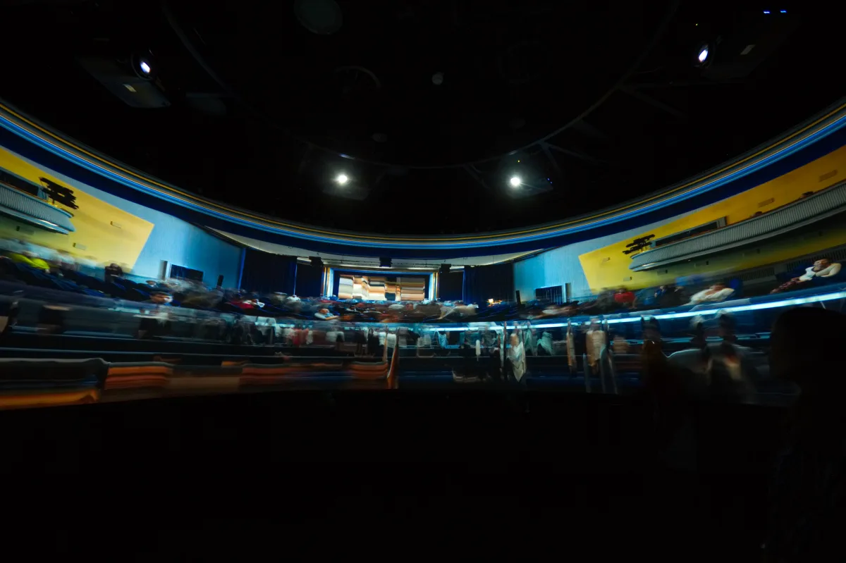 „tx-reverse 360°“ im PanormaLab des ZKM | Zentrum für Kunst und Medien Karlsruhe.