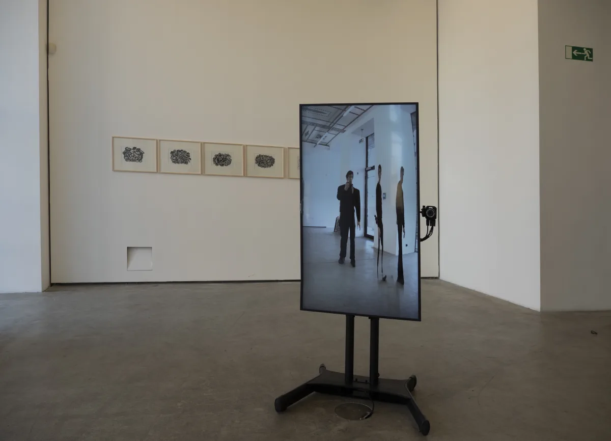 „tx-mirror“ in der Ausstellung „Data Loam“ im AIL - Angewandte Innovation Laboratory, Februar 2019