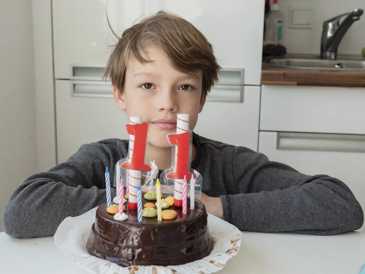 Oskar Salomonowitz an seinem 11. Geburtstag, 20.7.2019