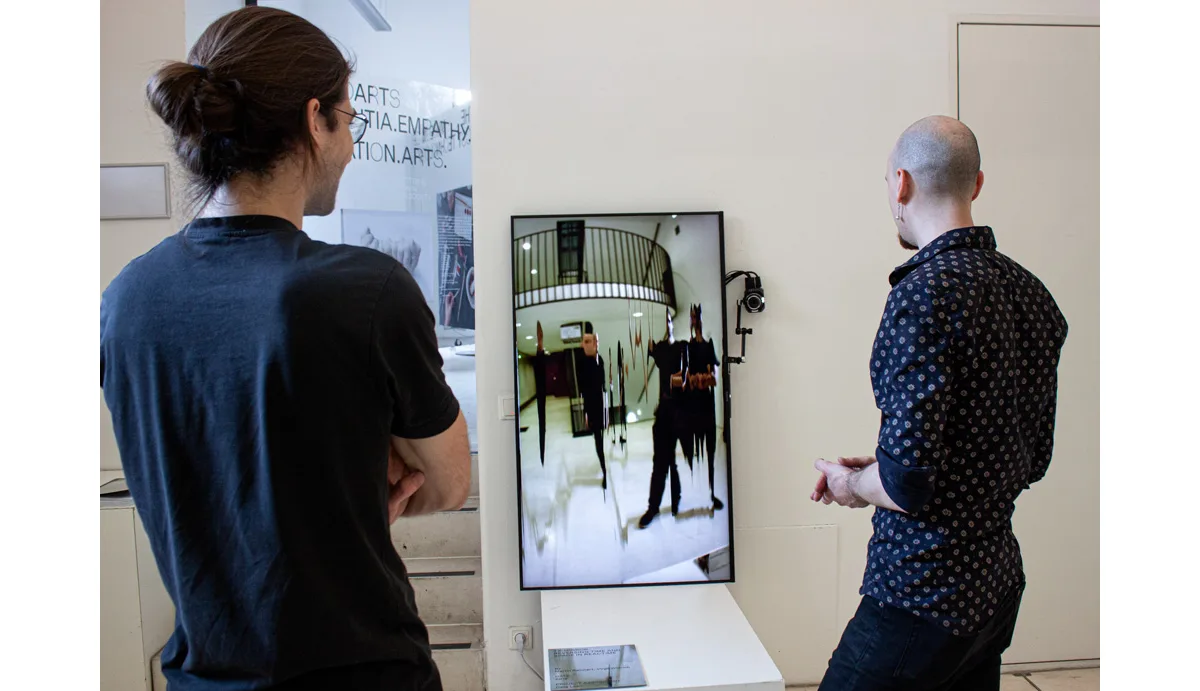 tx-mirror auf der „Langen Nacht der Forschung“ in der Akademie der Wissenschaften, Wien. Foto: Zentrum Fokus Forschung / Marianna Mondelos