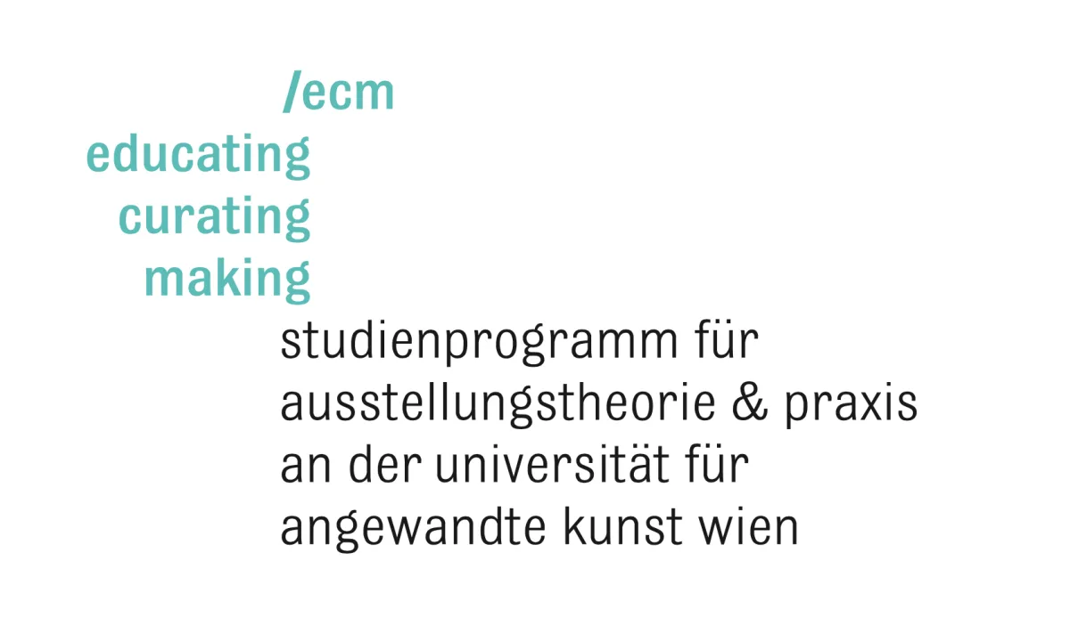 Lecture “Exhibition concept and multimedia narrative”, 19.04.2024, 16:30 - 18:00, ecm – Universität für angewandte Kunst