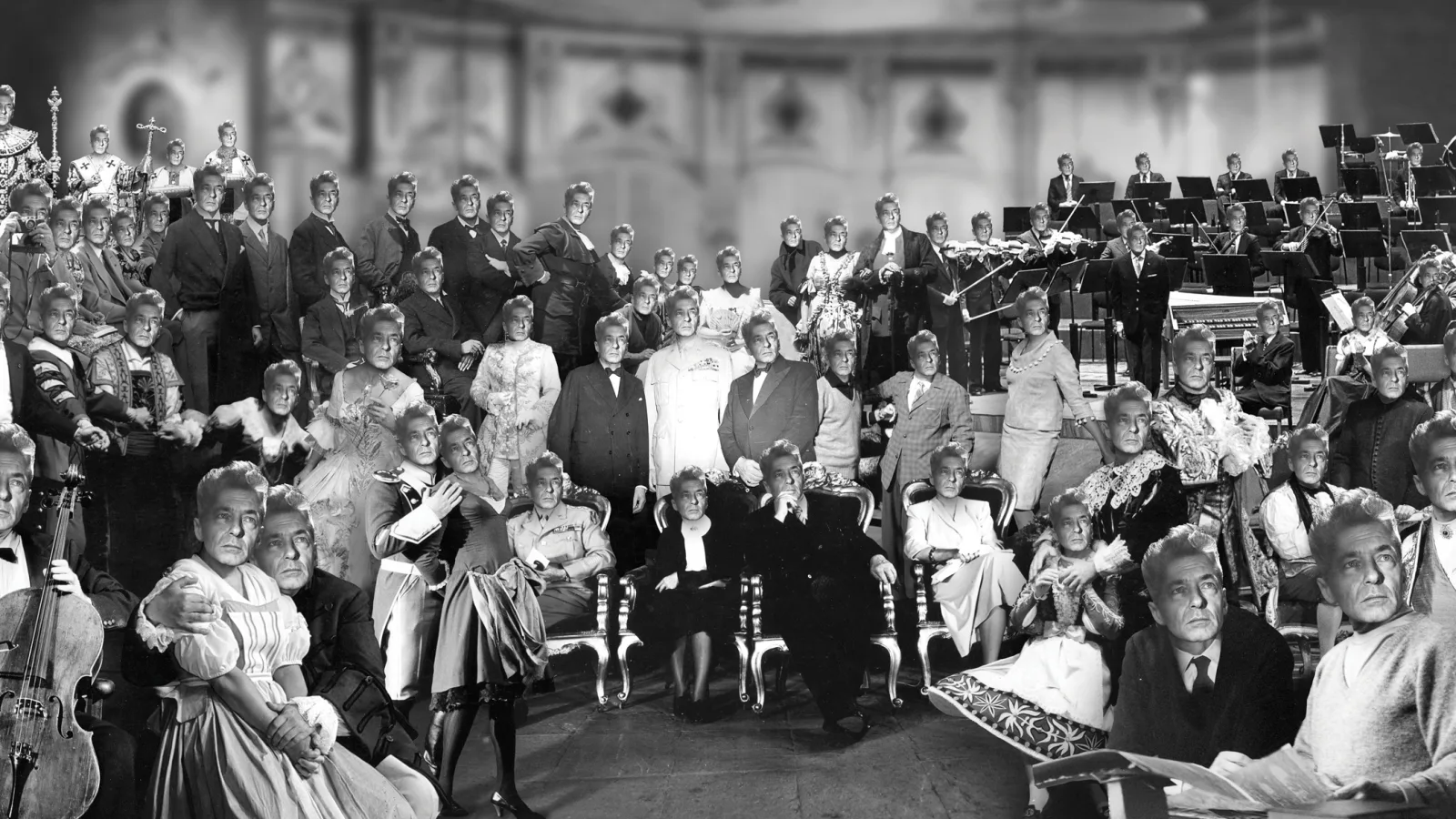 „90 Jahre Salzburger Festspiele“, Karajan-Collage: Stefan Fahrngruber/checkpointmedia unter Verwendung von Material aus dem Archiv der Salzburger Festspiele
