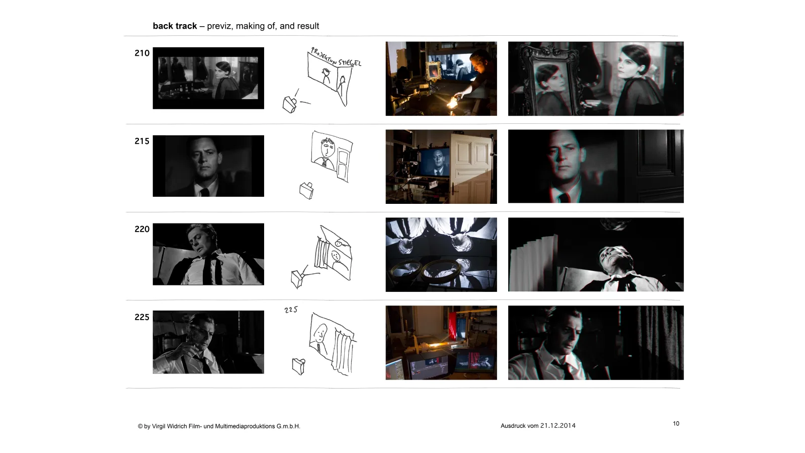 Story Board „back track“, 2015