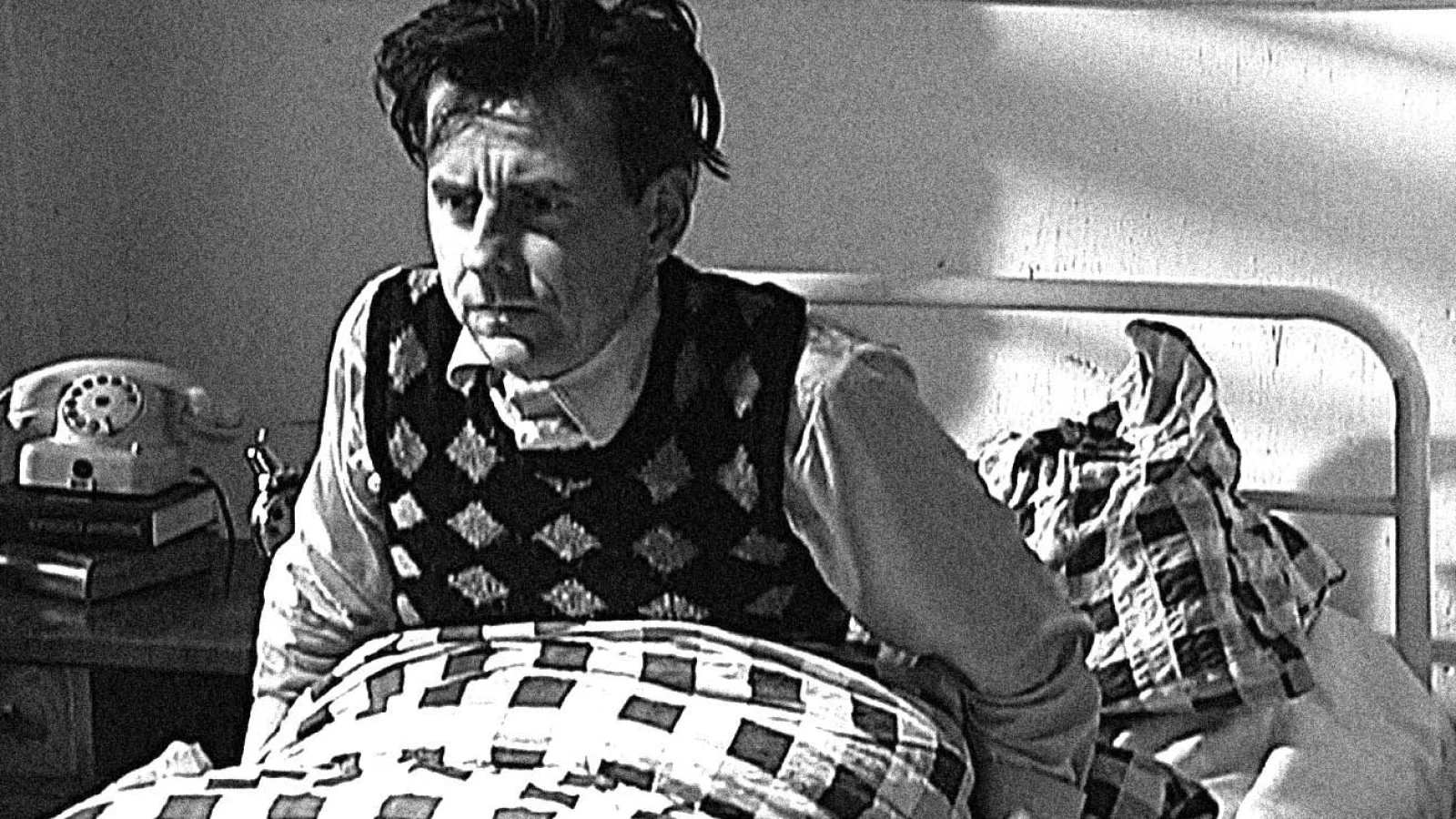 Filmkader aus „Copy Shop“, 2001, mit Johannes Silberschneider