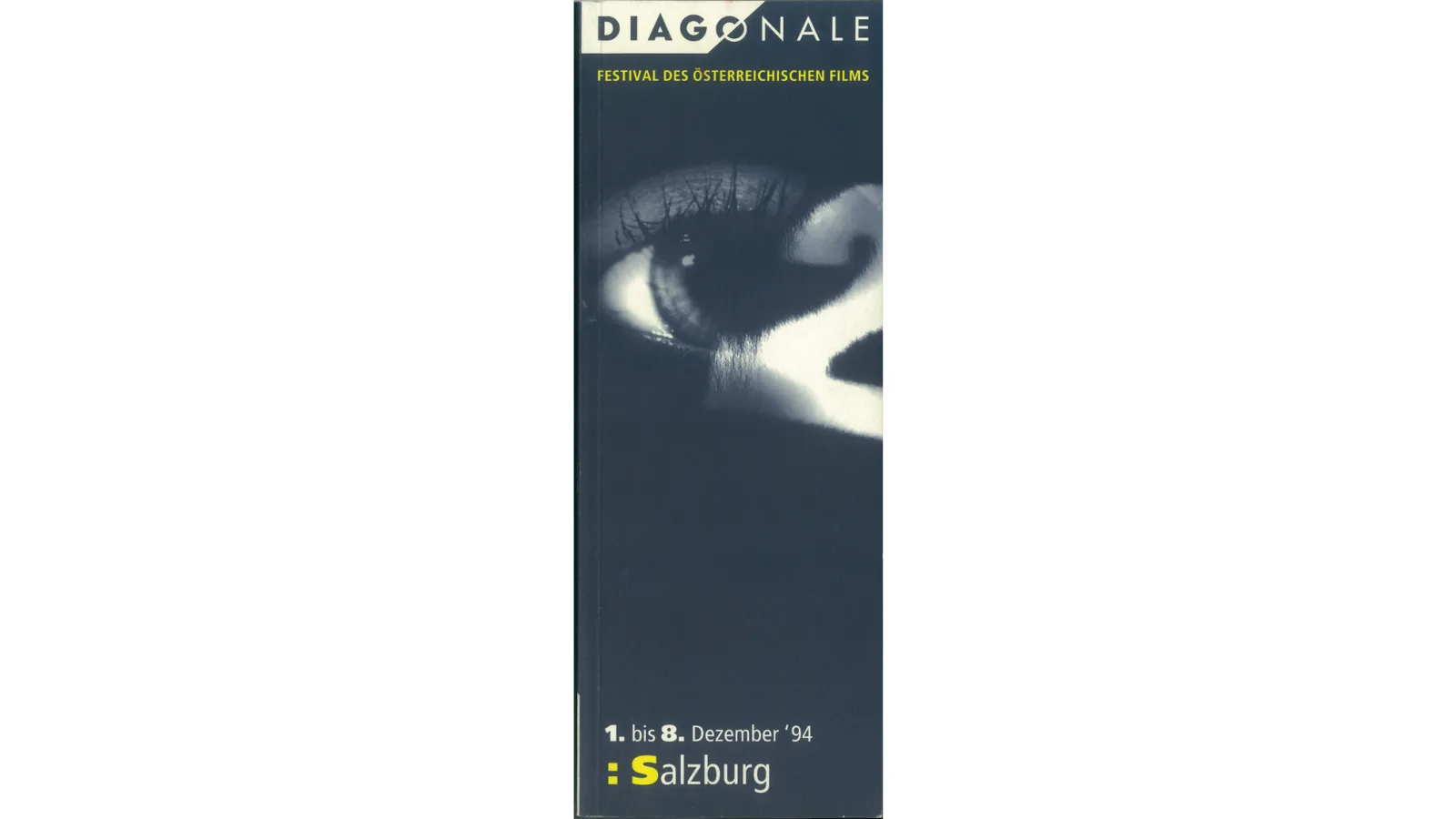 Diagonale 1994 catalog, graphic design: Susanne Dechant
