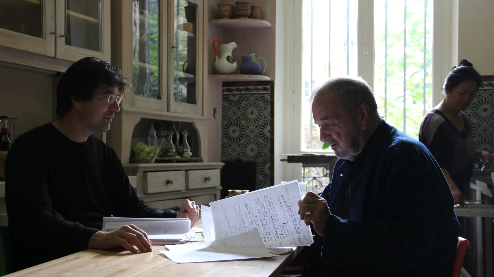 “Night of a 1000 Hours”, Jean-Claude Carrière and Virgil Widrich in Paris, October 2011.