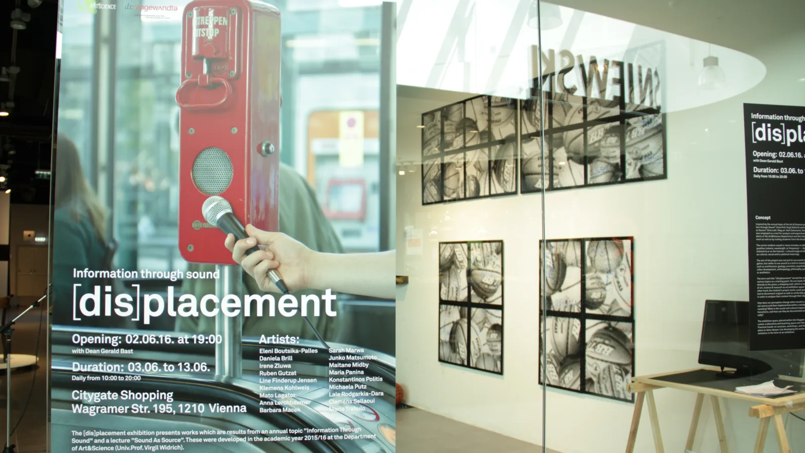 „[dis]placement – Information through Sound“, 2016. Foto: Virgil Widrich