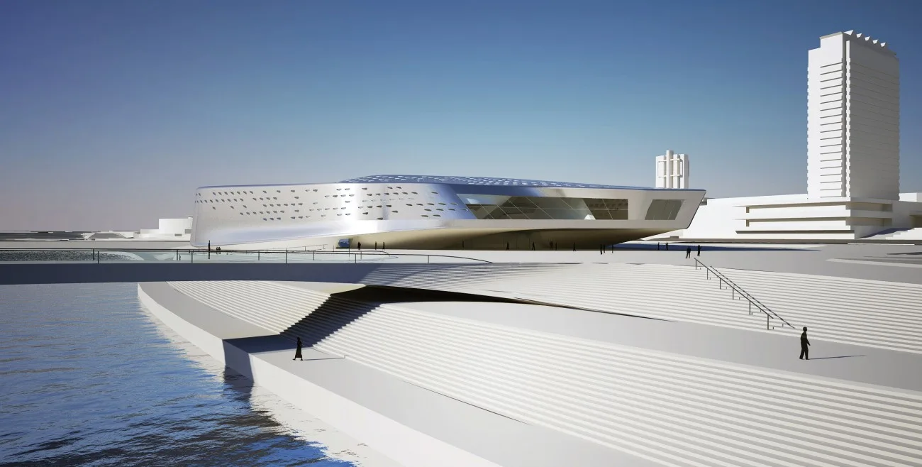 Guggenheim Hermitage Museum Vilnius, Visualisierung: Studio Zaha Hadid