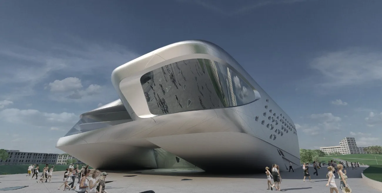 Guggenheim Hermitage Museum Vilnius, Visualisierung: Studio Zaha Hadid