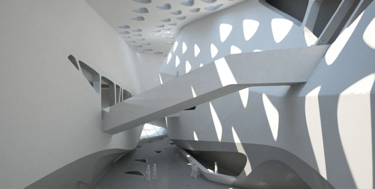 Guggenheim Hermitage Museum Vilnius, Visualisierung: Studio Zaha Hadid