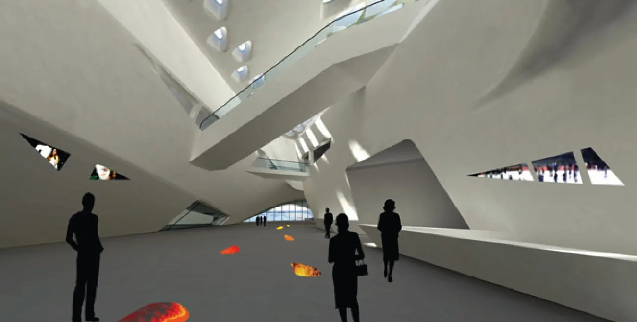 Guggenheim Hermitage Museum Vilnius, Visualisierung: Studio Zaha Hadid