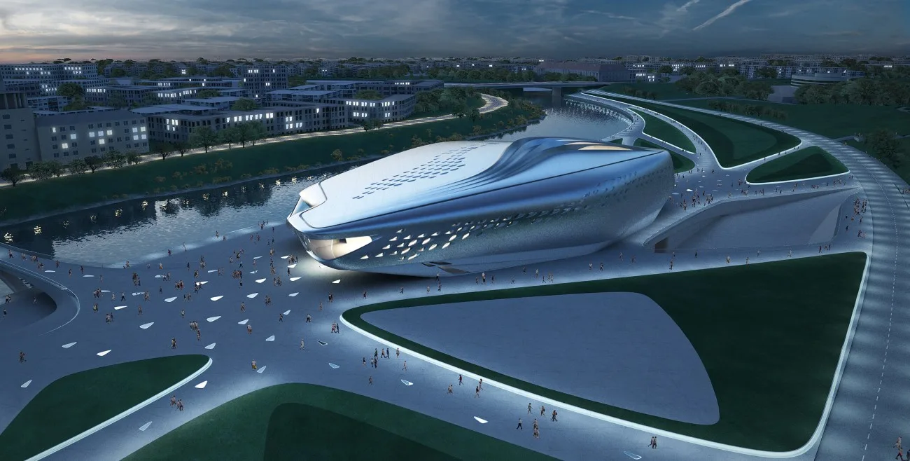 Guggenheim Hermitage Museum Vilnius, Visualisierung: Studio Zaha Hadid
