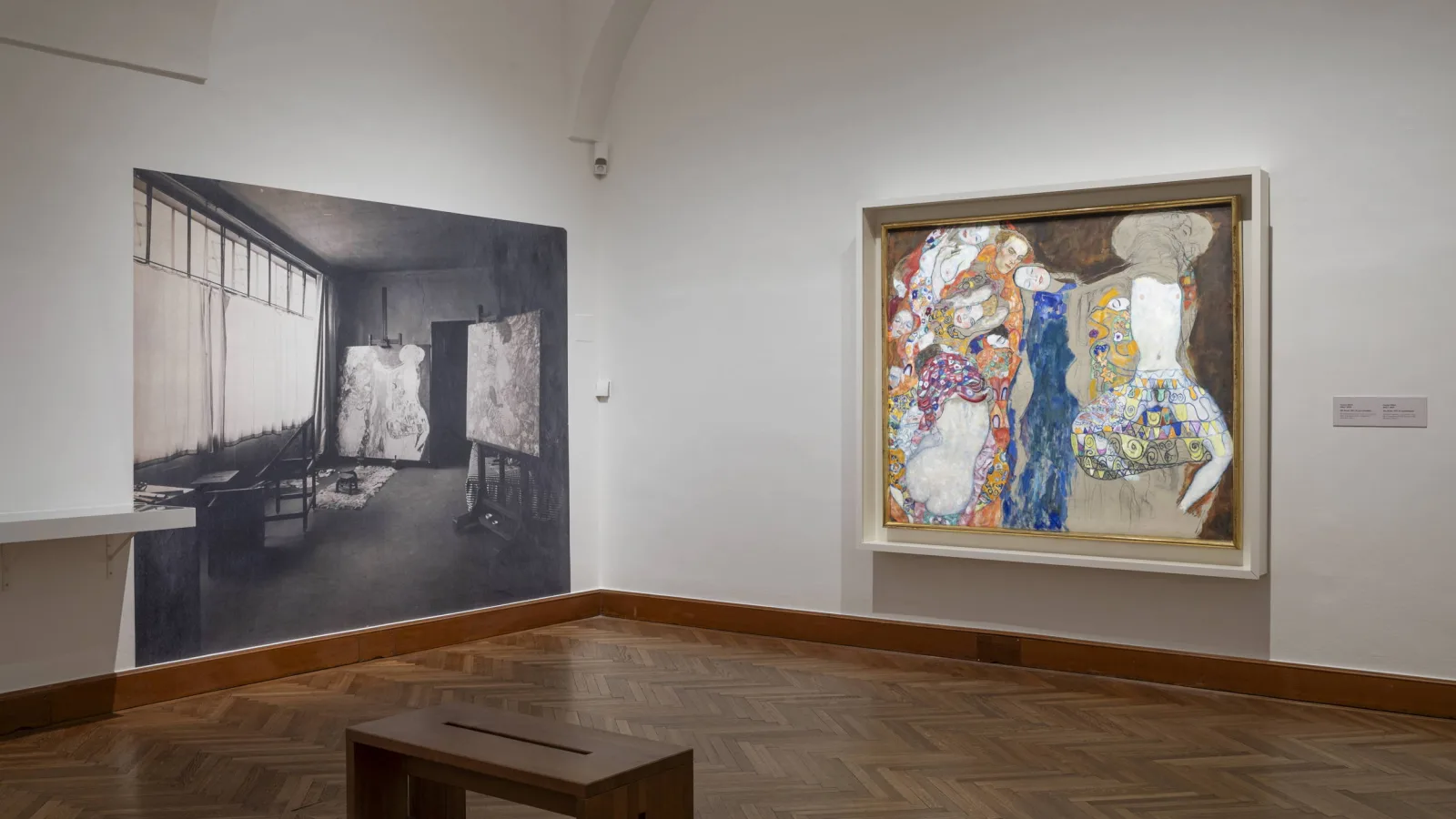 Exhibition “IN-SIGHT: Gustav Klimt – The Bride”, Uppder Belvedere, 2025, photo: Johannes Stoll / Belvedere, Vienna