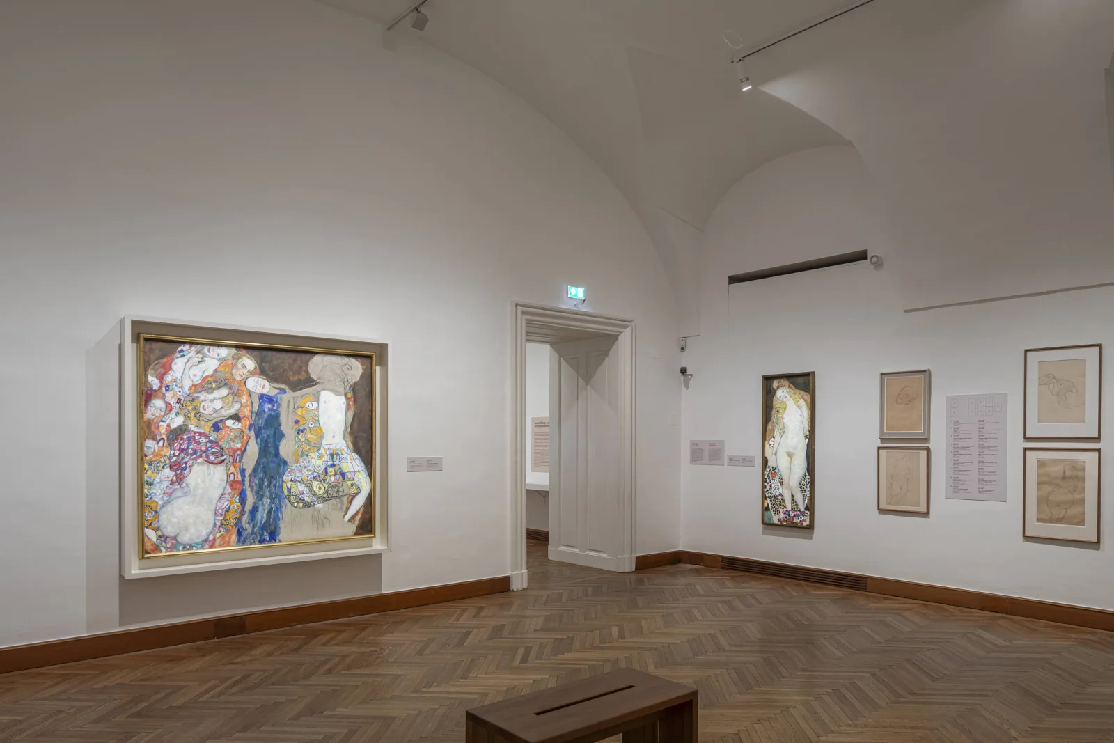 Exhibition “IN-SIGHT: Gustav Klimt – The Bride”, Uppder Belvedere, 2025, photo: Johannes Stoll / Belvedere, Vienna