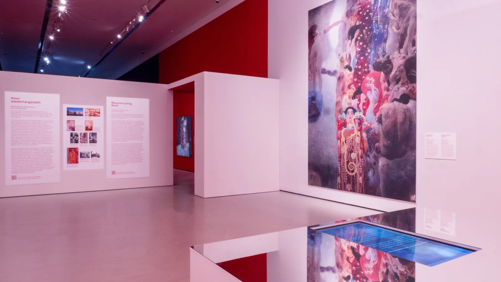Ausstellung „Klimt. Pigment & Pixel“, Unteres Belvedere Wien, 2025. Foto: Virgil Widrich