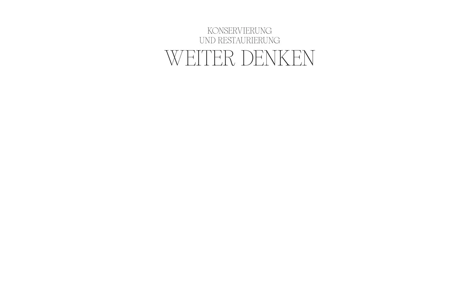 Buchcover „Konservierung und Restaurierung weiter denken – Festschrift“
