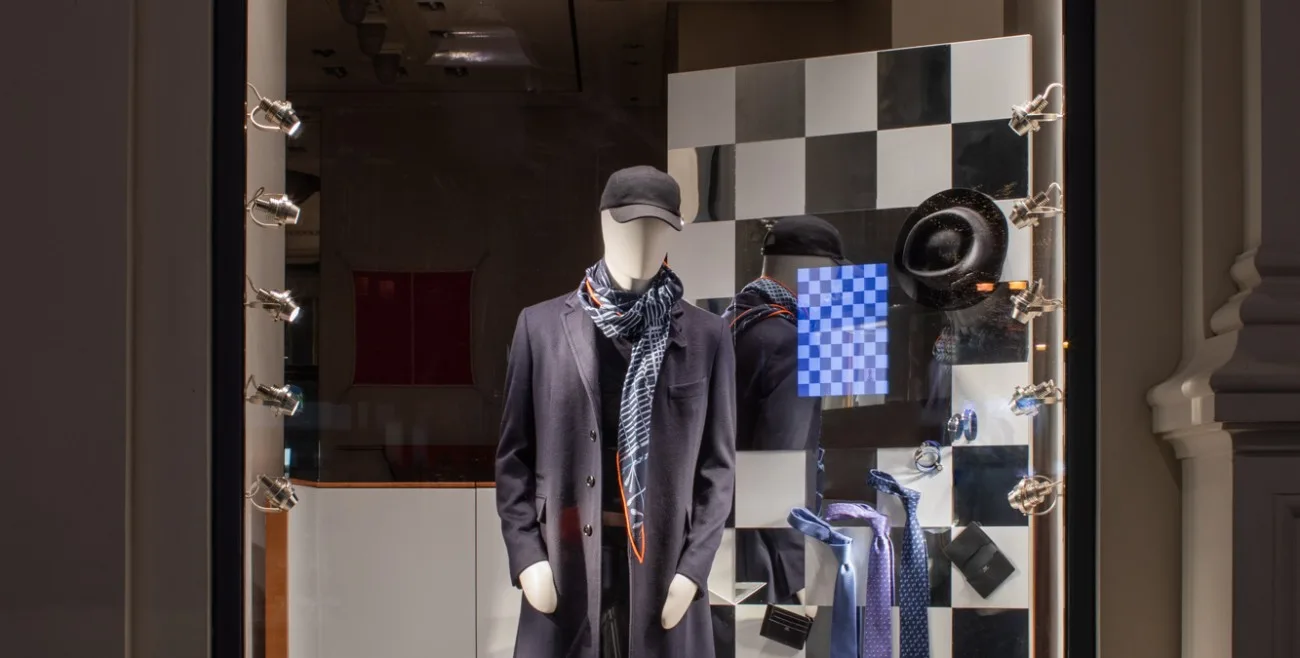 „Letztes Jahr in Marienbad“: Schaufenster für Hermès, Foto: STUDIO MATO