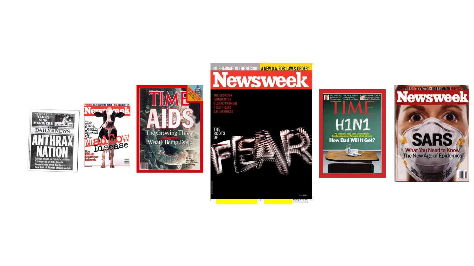 Magazin-Cover zur Angst vor diversen Krankheiten, Recherche „Micromeo“, 2012