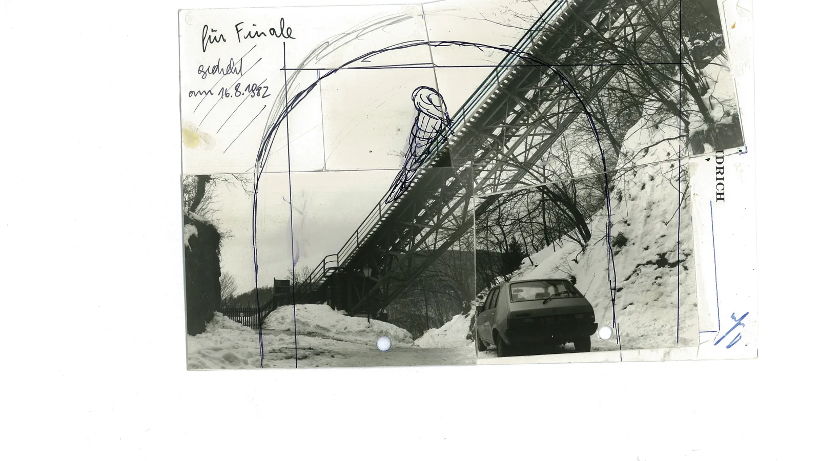 “Monster in Salzburg”, drawings by Virgil Widrich, 1982