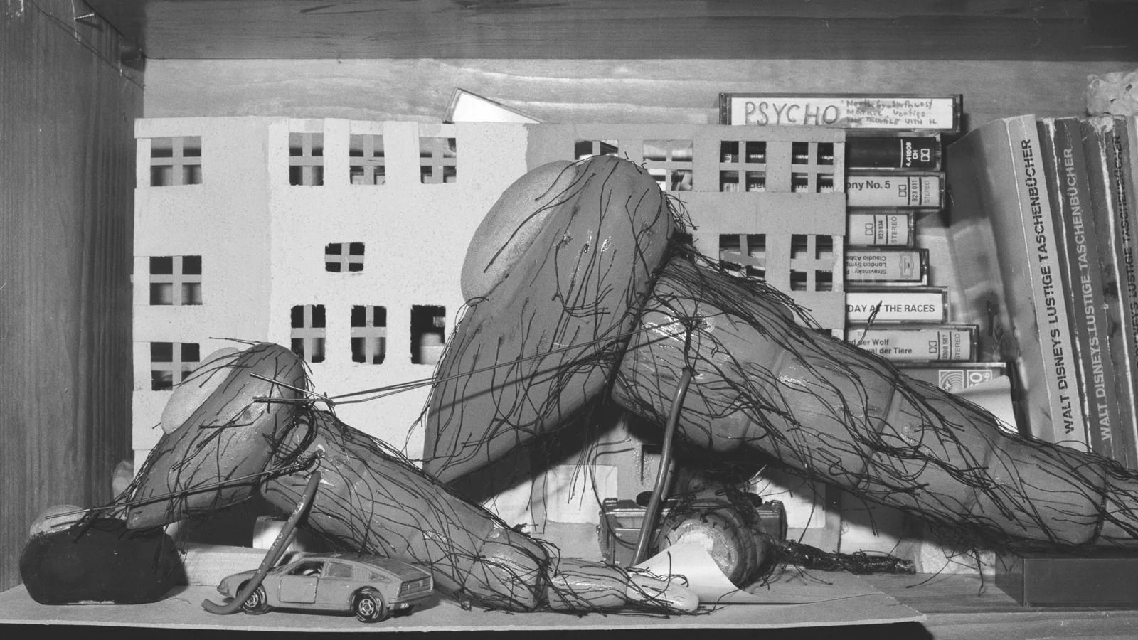 “Monster in Salzburg”, models of the monster in two scales, 1982