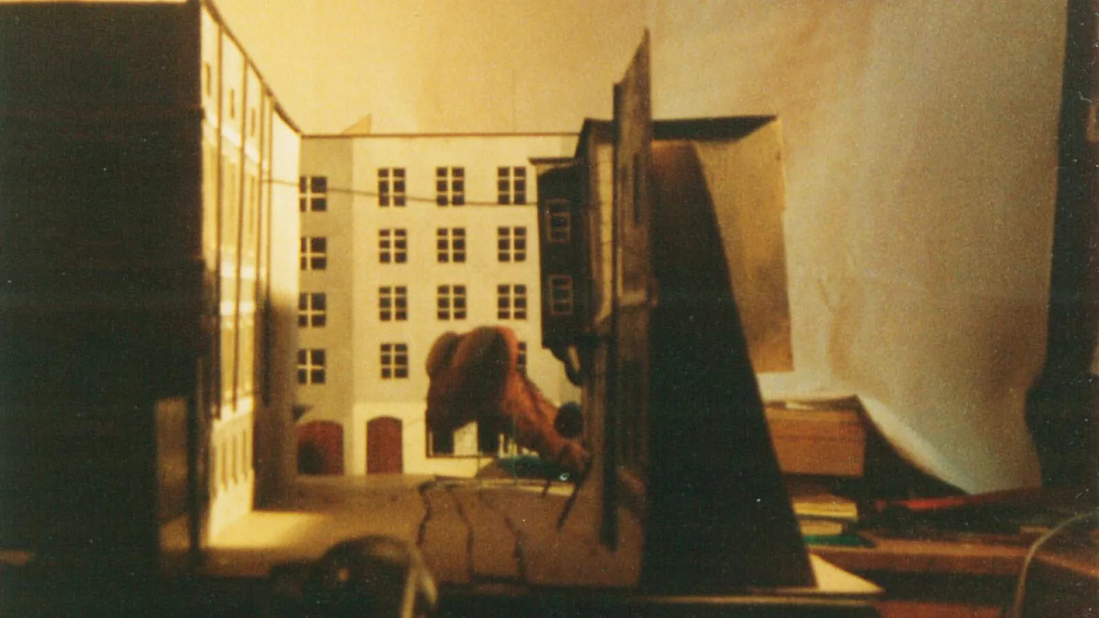 “Monster in Salzburg”, model trick photography, 1982
