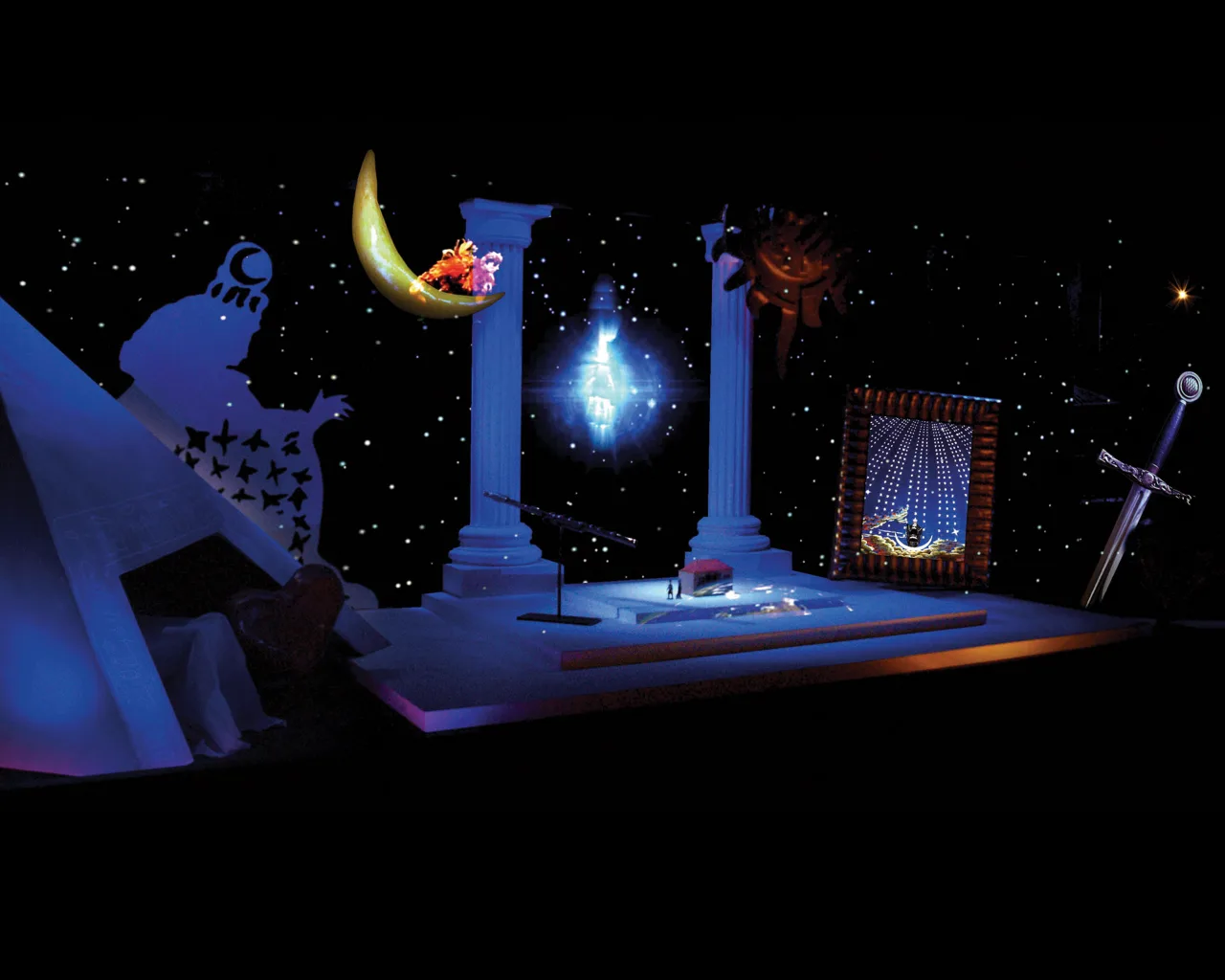 Mozarthaus Vienna – „Virtuelle Zauberflöte“, Animation und Video: Günther Auer, Licht: Klaus Karlbauer