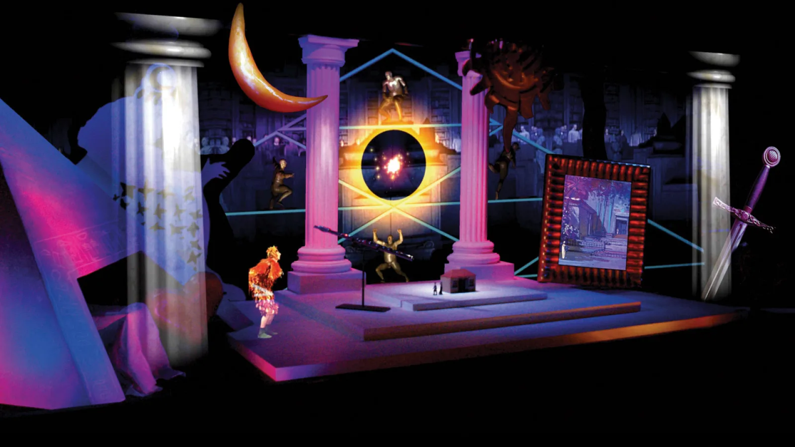 Mozarthaus Vienna – „Virtuelle Zauberflöte“, Animation und Video: Günther Auer, Licht: Klaus Karlbauer