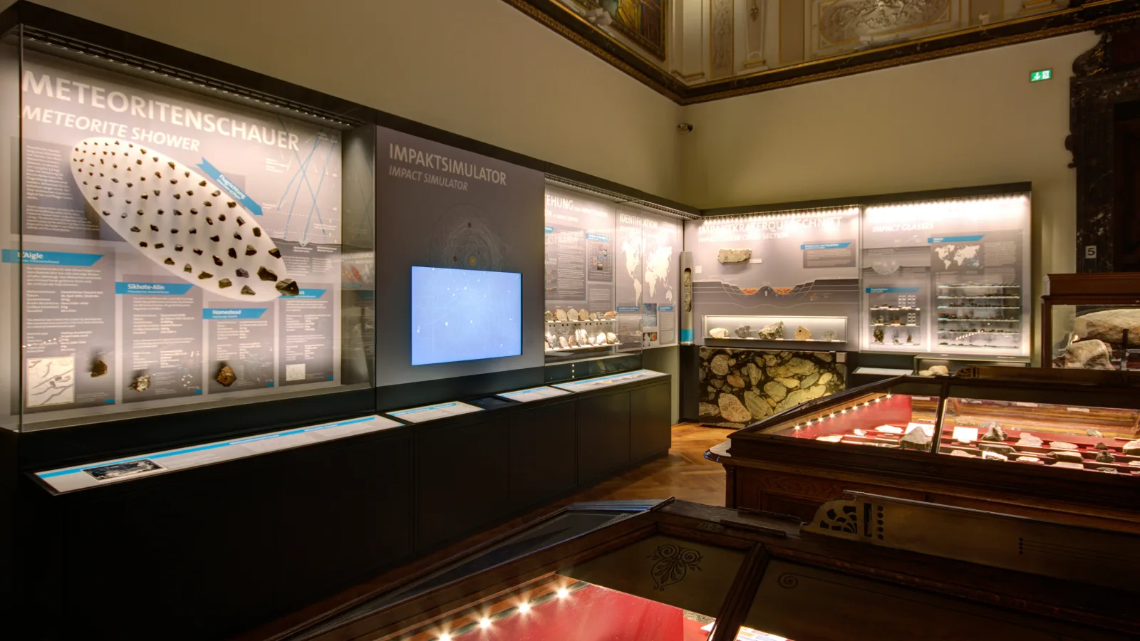 Meteoritensaal des Naturhistorischen Museums Wien, Foto: checkpointmedia