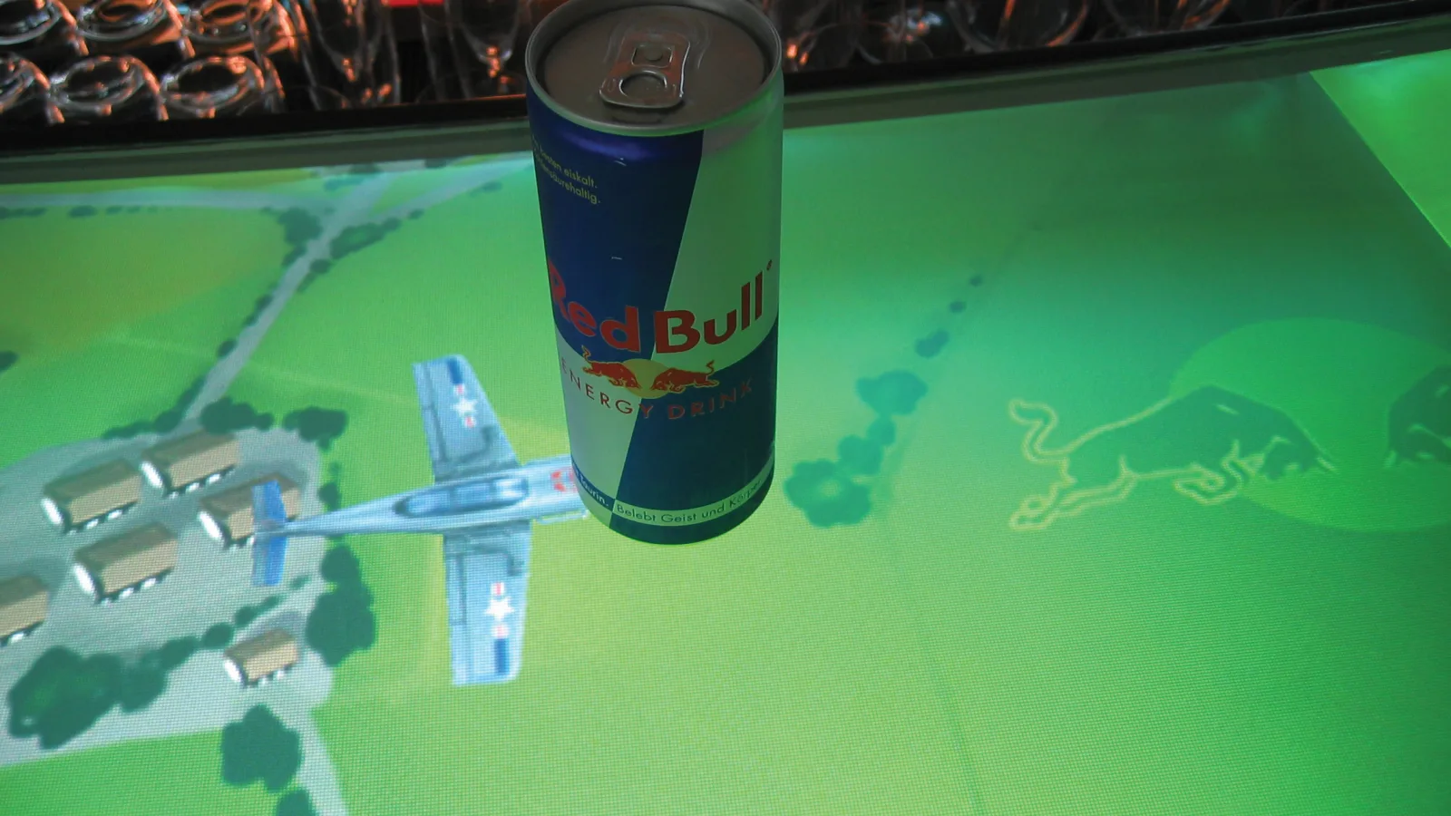 “Mayday Bar” at Hangar-7, detail