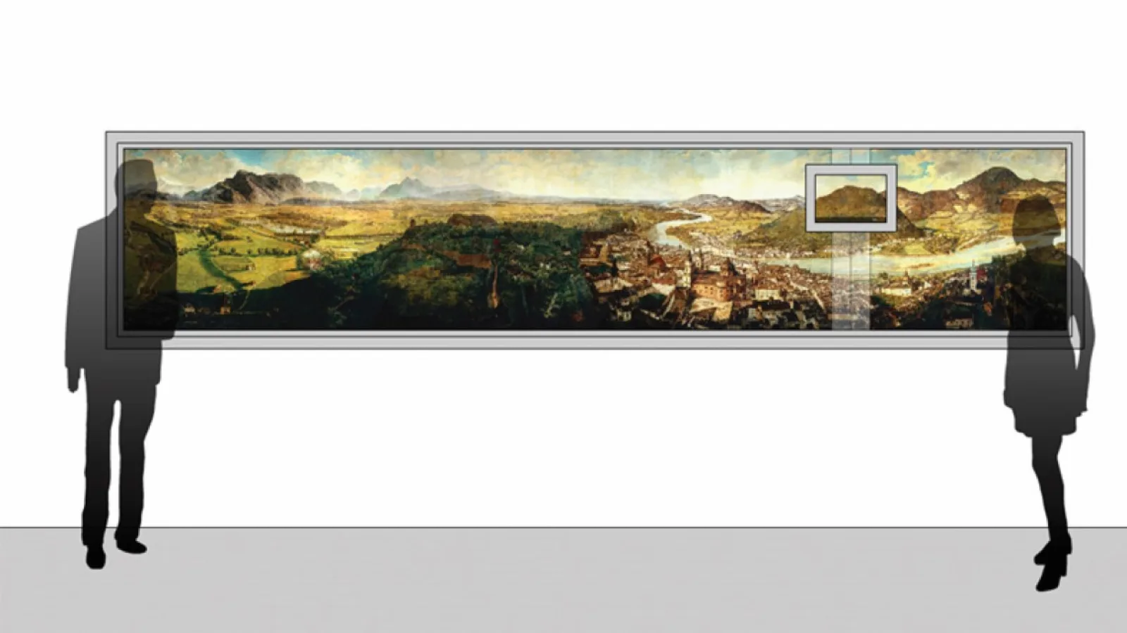 „Zeit/Lupe“ im Sattler-Panorama, Salzburg Museum von checkpointmedia