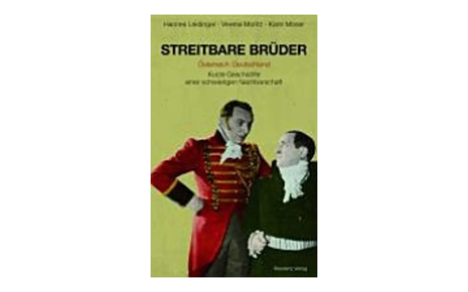 Buchcover „Streitbare Brüder. Österreich – Deutschland“