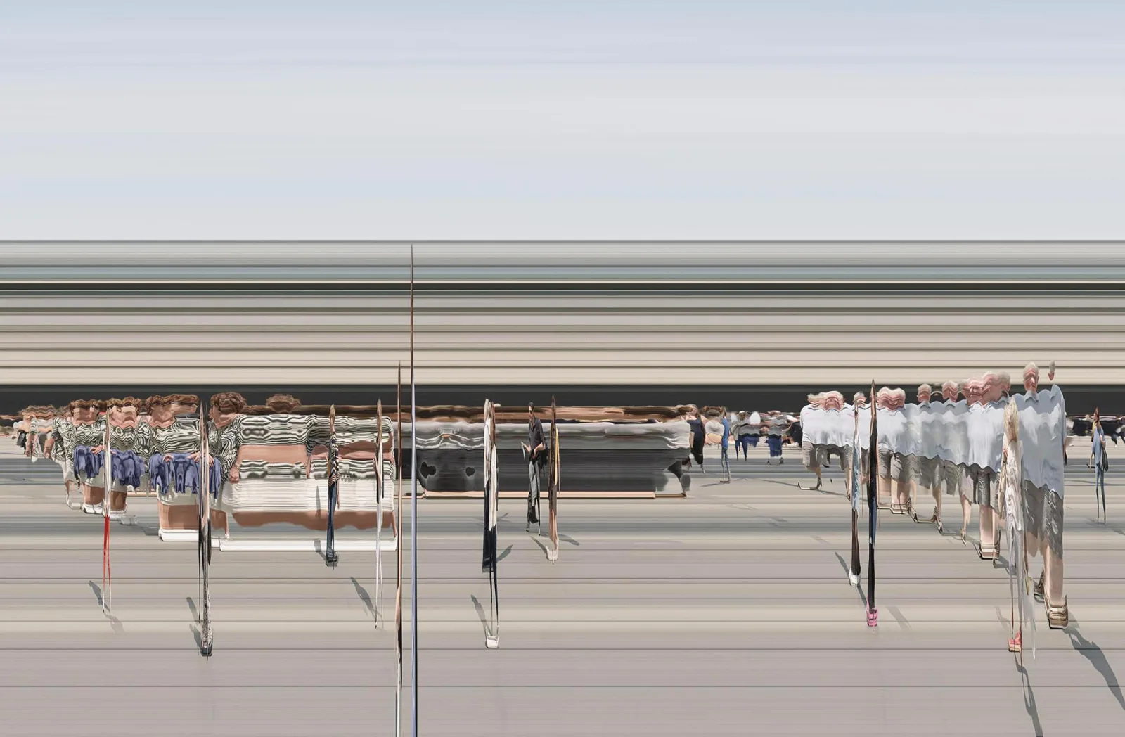 Standbild aus der Videoinstallation „Teleplasmatic Views of Vienna“ von Martin Reinhart und Virgil Widrich, 2019