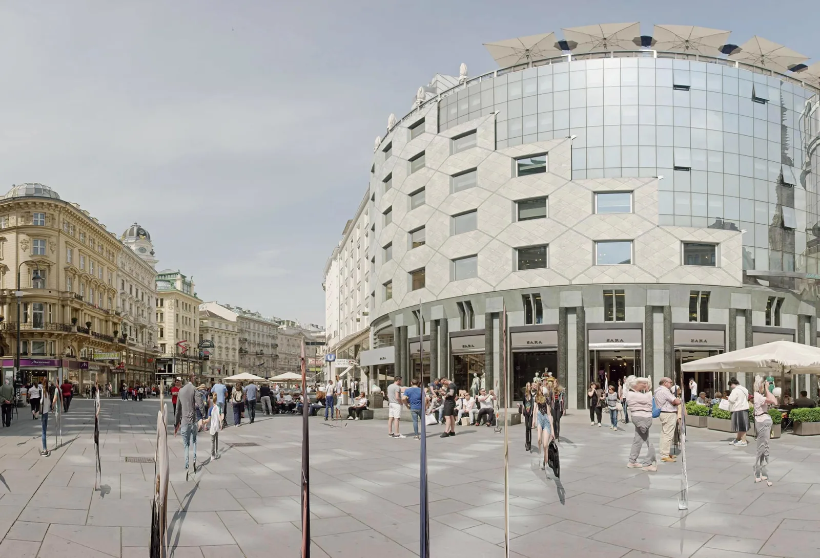 Standbild aus der Videoinstallation „Teleplasmatic Views of Vienna“ von Martin Reinhart und Virgil Widrich, 2019