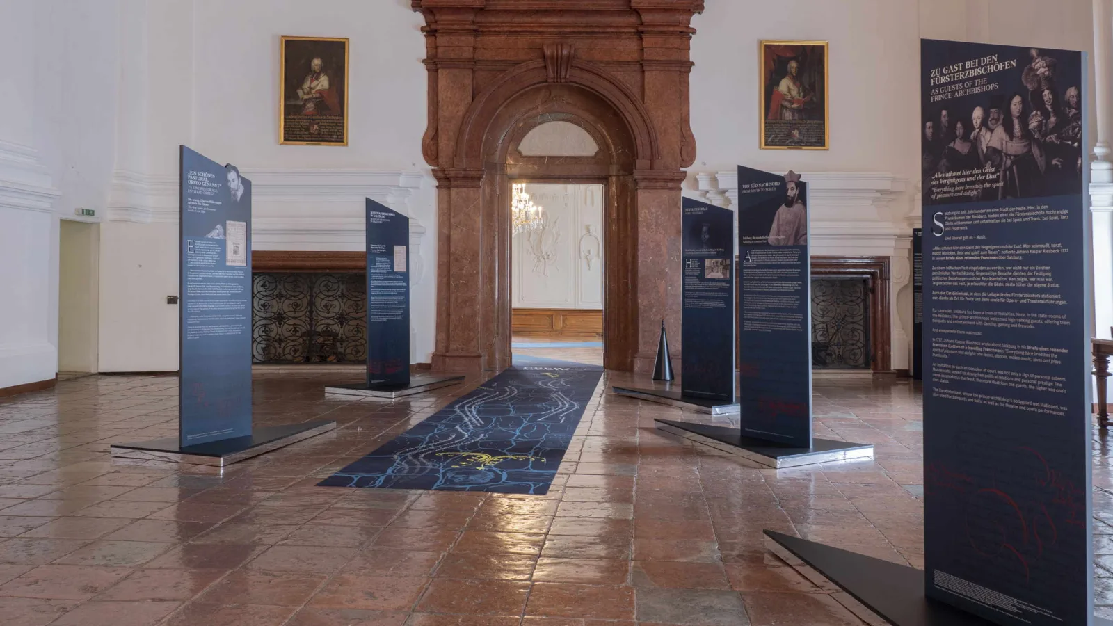 Ausstellung im DomQuartier Salzburg: „Überall Musik!“, Carabinierisaal, 2020, Foto: Virgil Widrich