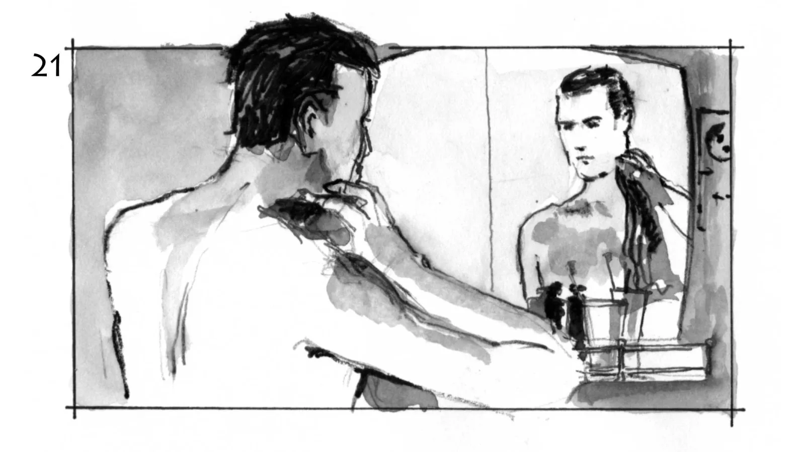 webfreetv.com cinema spot, story board, 1999, © webfreetv.com
